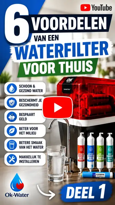 Waterfilter voor thuis video thumbnail Deel 1 met OK-Water filtersysteem en voordelen van waterfiltratie